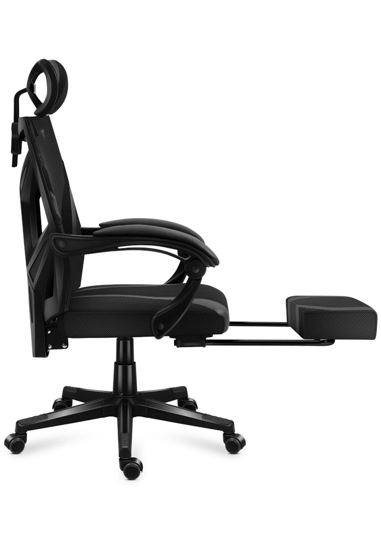 HUZARO COMBAT 5.0 BLACKGAMING CHAIR gaming stolica naslon za noge